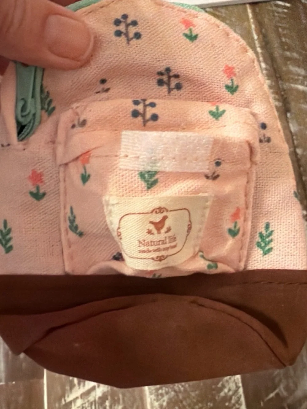 NATURAL LIFE MINI BACKPACK COIN PURSE. VINTAGE